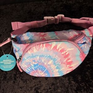 Tie-Dye Fanny Pack with Adjustable Strap